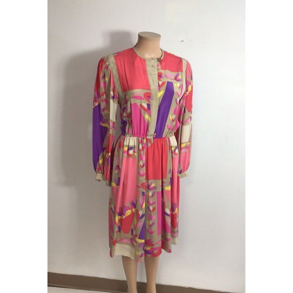 Anne Crimmins Silk Dress Womens 6
